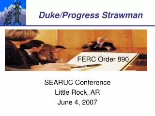 SEARUC Conference Little Rock, AR June 4, 2007