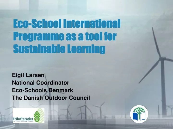 eco school international programme as a tool for sustainable learning