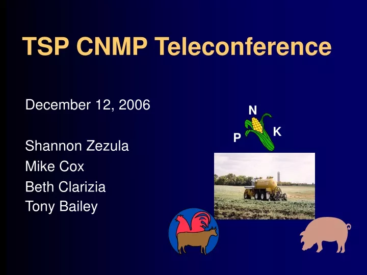 tsp cnmp teleconference