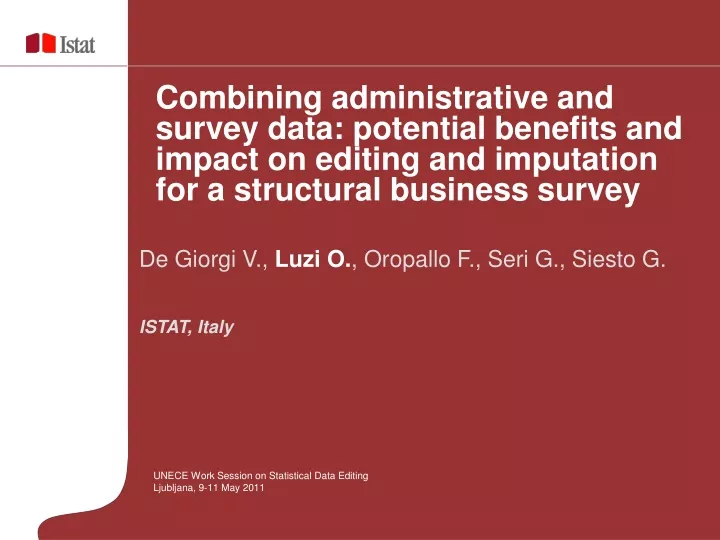combining administrative and survey data