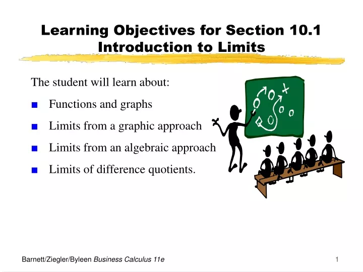 learning objectives for section 10 1 introduction to limits