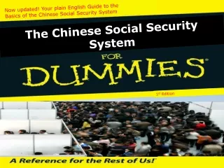 Now updated! Your plain English Guide to the  Basics of the Chinese Social Security System