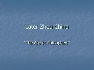 Later Zhou China