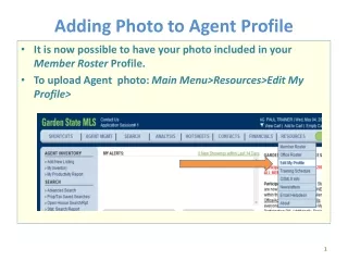 Adding Photo to Agent Profile