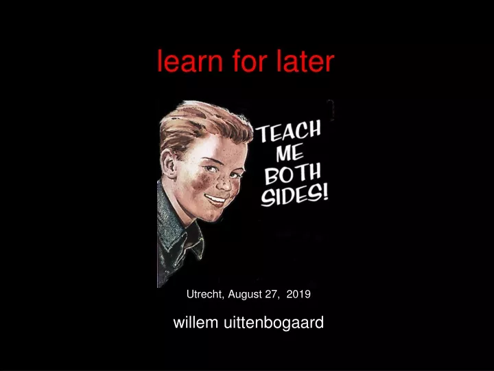 learn for later