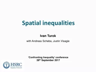 Spatial inequalities