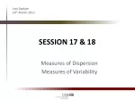 SESSION 17 &amp; 18 - slide 1