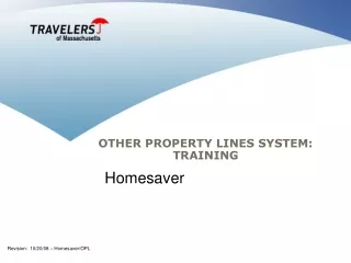 OTHER PROPERTY LINES SYSTEM:  TRAINING