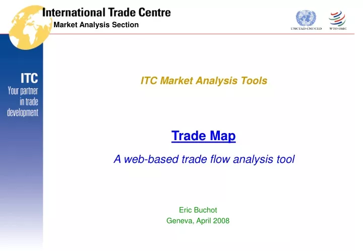 trade map a web based trade flow analysis tool