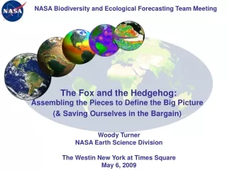The Fox and the Hedgehog: Assembling the Pieces to Define the Big Picture