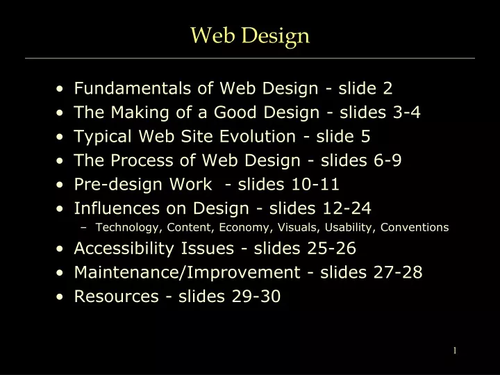 web design