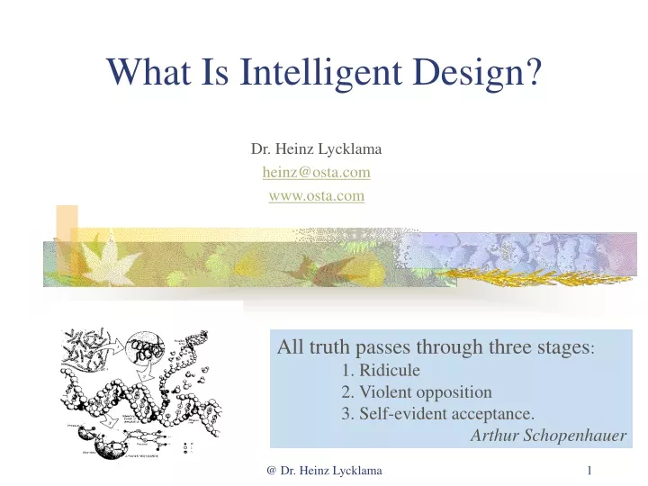 what is intelligent design