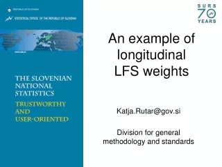 An example of longitudinal  LFS weights