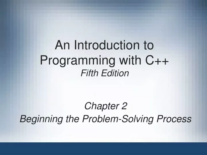 an introduction to programming with c fifth edition