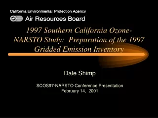 1997 Southern California Ozone-NARSTO Study:  Preparation of the 1997 Gridded Emission Inventory