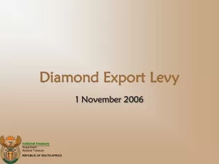 Diamond Export Levy