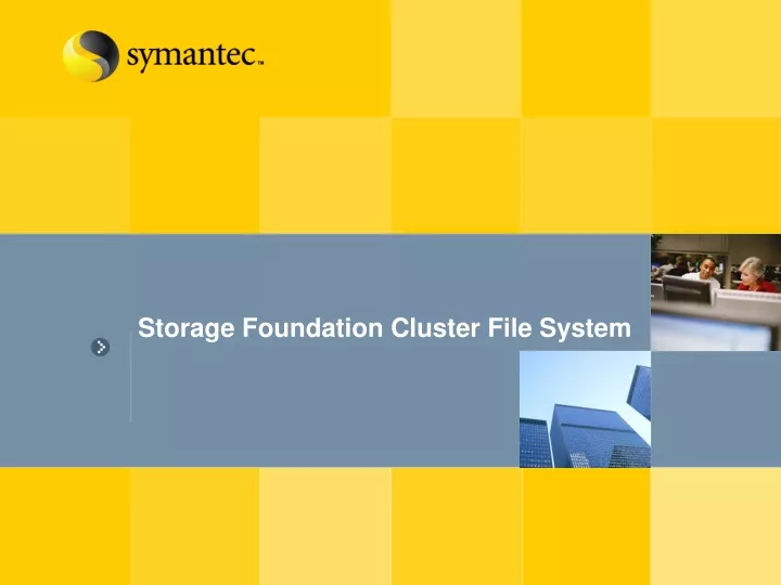 storage foundation cluster file system