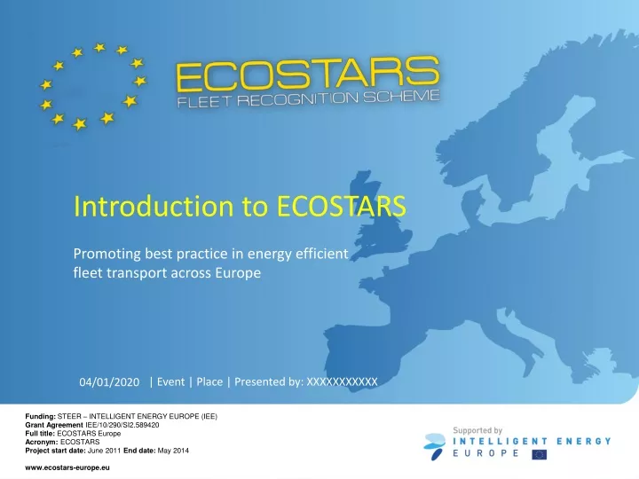 introduction to ecostars promoting best practice