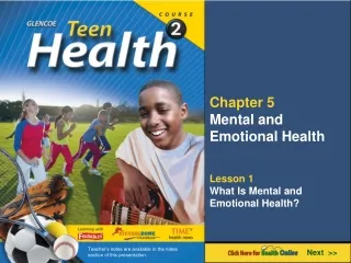 Chapter 5 Mental and Emotional Health