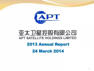 2013 Annual Report 24 March 2014