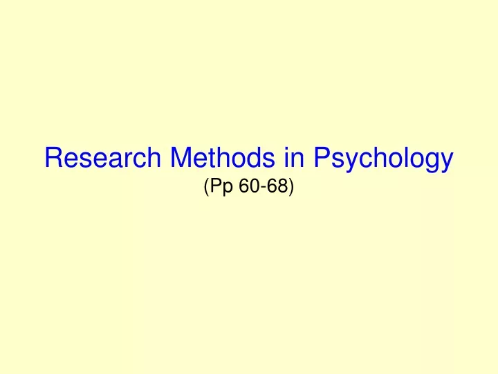 research methods in psychology pp 60 68