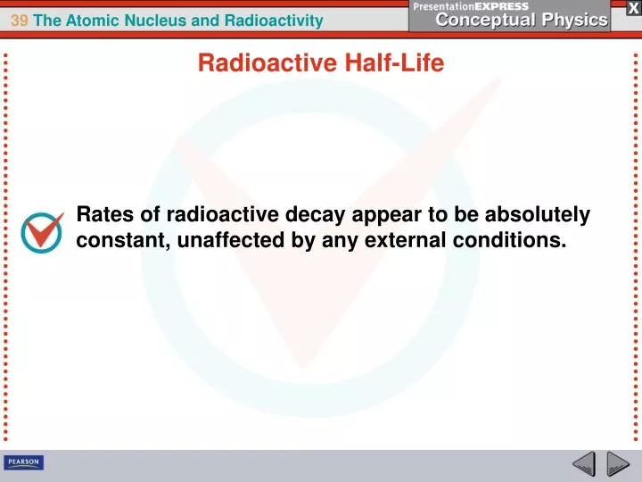 radioactive half life