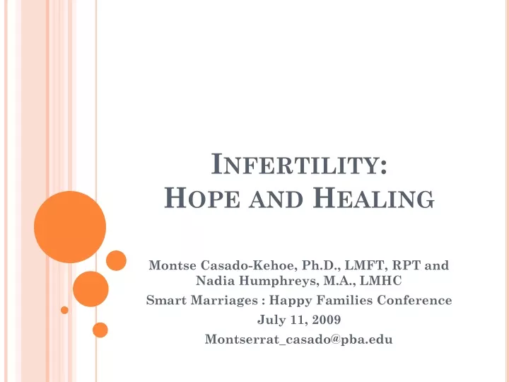 infertility hope and healing