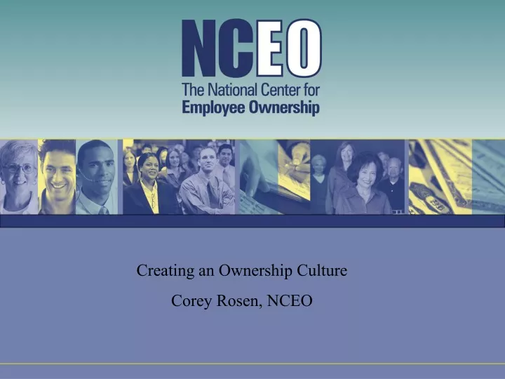 creating an ownership culture corey rosen nceo