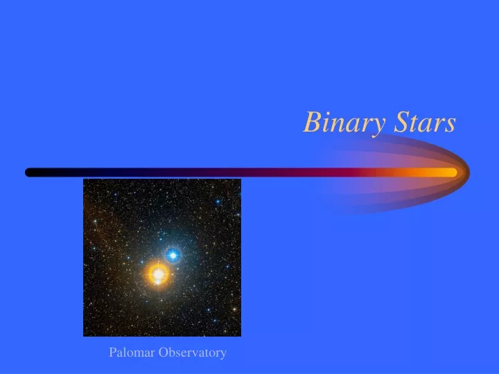 binary stars