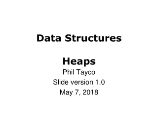 Data Structures Heaps