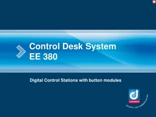 Control Desk System  EE 380
