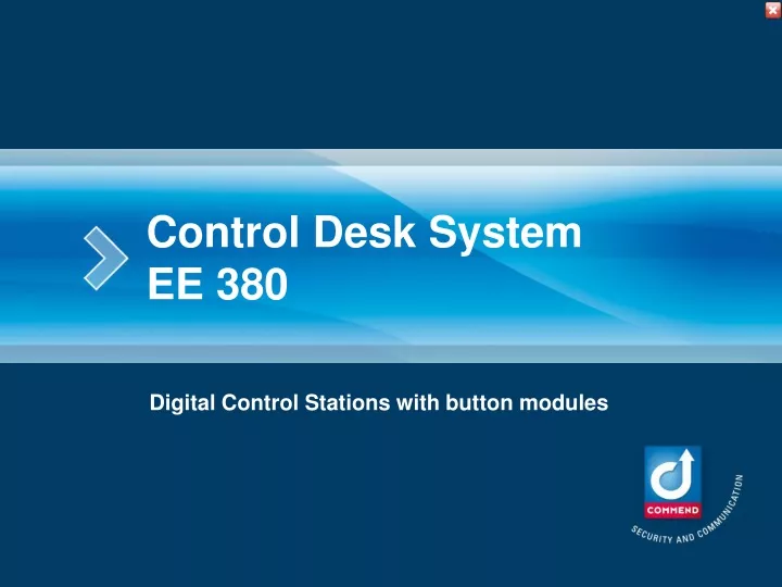 control desk system ee 380