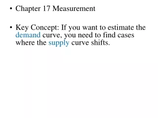 Chapter 17 Measurement