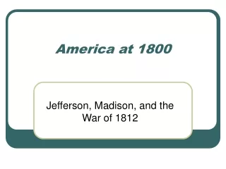 America at 1800