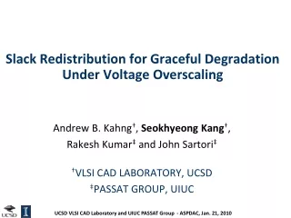 Slack Redistribution for Graceful Degradation Under Voltage  Overscaling