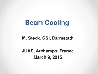 Beam Cooling