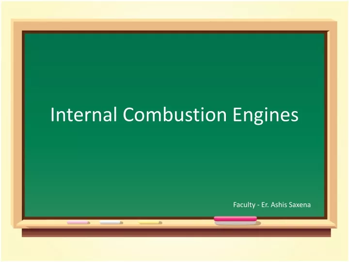 internal combustion engines