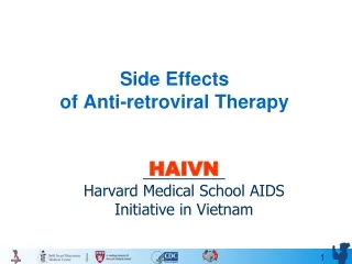 Side Effects  of Anti-retroviral Therapy