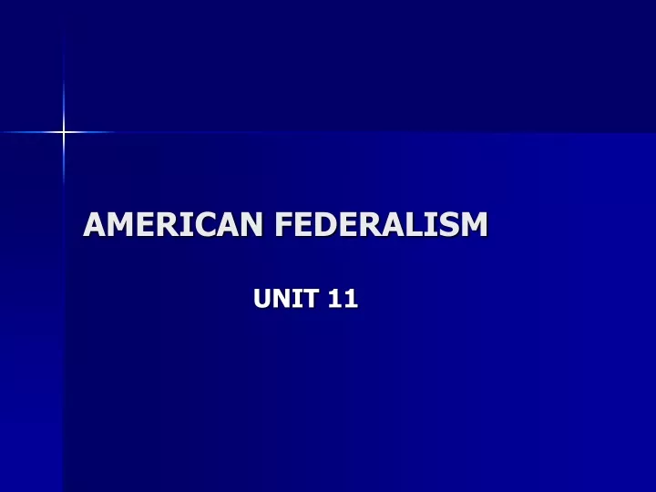 american federalism