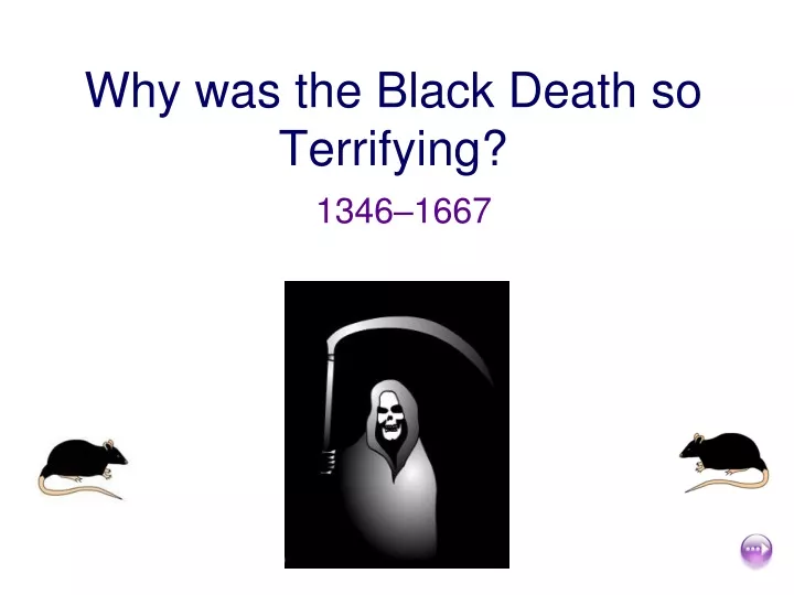 why was the black death so terrifying