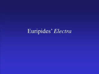 Euripides’  Electra