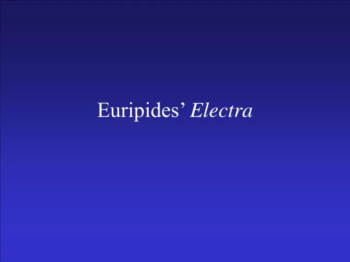 euripides electra