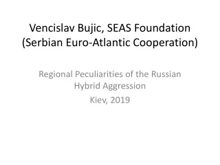 Vencislav  Bujic , SEAS Foundation (Serbian Euro-Atlantic Cooperation)
