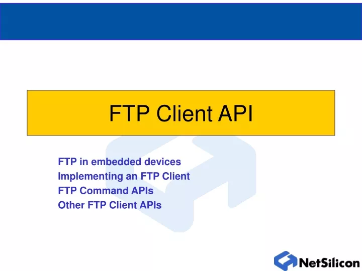 ftp client api