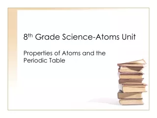 8 th  Grade Science-Atoms Unit