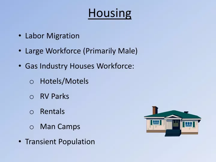 housing labor migration large workforce primarily