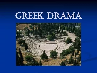 Greek Drama