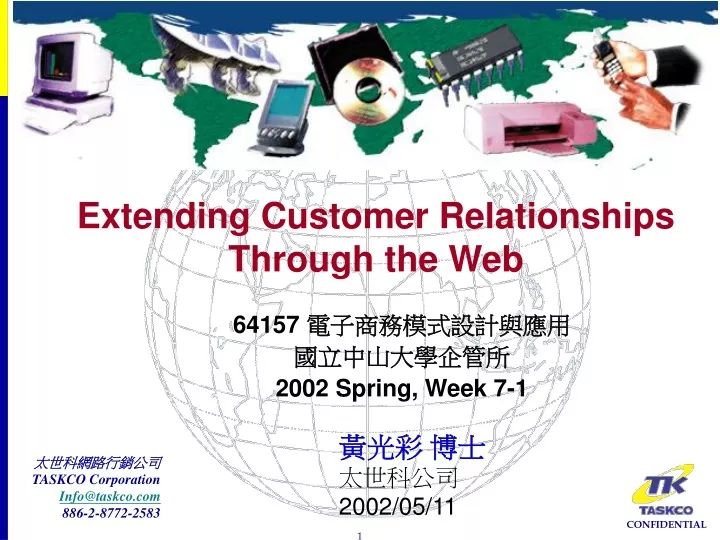 extending customer relationships through the web