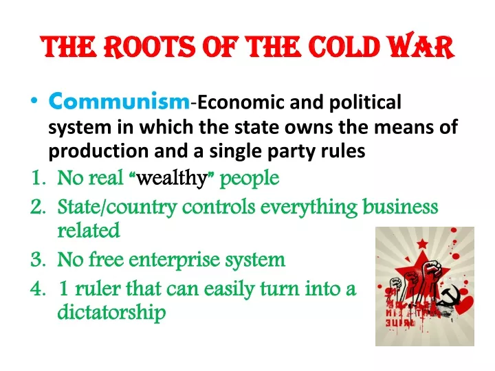 the roots of the cold war