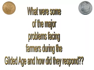 What were some of the major problems facing farmers during the